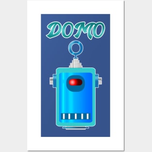 Blue Domo Posters and Art